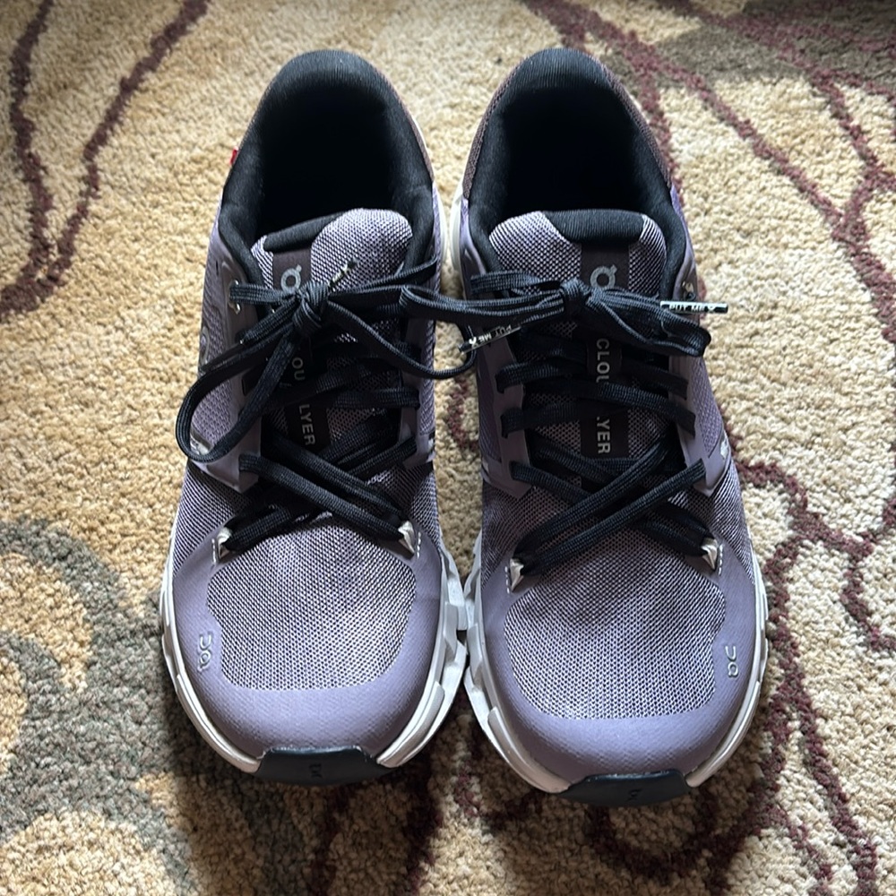 On Running Athletic Shoes - Lavender and Black